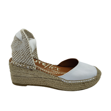Cargar imagen en el visor de la galería, ALPARGATA YUTE FLEX VIGUERA 4 CUERDAS BLANCA