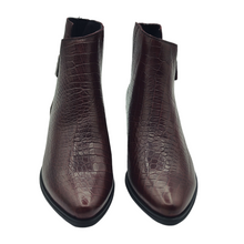 Cargar imagen en el visor de la galería, Botín Campero Piel Coco Leyland 5600 Burdeos