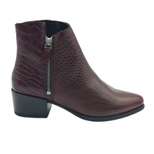 Cargar imagen en el visor de la galería, Botín Campero Piel Coco Leyland 5600 Burdeos