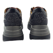 Cargar imagen en el visor de la galería, Zapatilla Combinada en Piel Igi&CO 6168300 Negra-Gris-Camel