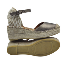 Cargar imagen en el visor de la galería, Alpargata Piel Yute Flex VIGUERA 2218 Metal Fumo