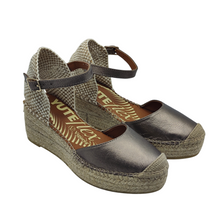 Cargar imagen en el visor de la galería, Alpargata Piel Yute Flex VIGUERA 2218 Metal Fumo