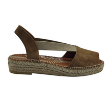 Cargar imagen en el visor de la galería, Sandalia Piel Yute Flex VIGUERA 1974 Whisky