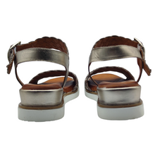Cargar imagen en el visor de la galería, Sandalia Piel Trenzada WALK & FLY N3-A5 Bronce