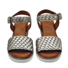 Cargar imagen en el visor de la galería, Sandalia Piel Trenzada WALK & FLY N3-A5 Bronce