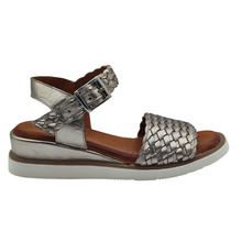 Cargar imagen en el visor de la galería, Sandalia Piel Trenzada WALK & FLY N3-A5 Bronce
