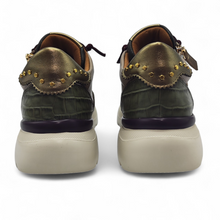 Cargar imagen en el visor de la galería, Zapatilla de piel Carmela 162430 combi colores