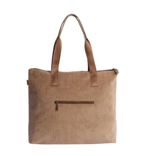 Cargar imagen en el visor de la galería, Shopper AMICHI ORI510700 Pana Camel/Taupe/Kaki
