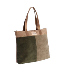 Cargar imagen en el visor de la galería, Shopper AMICHI ORI510700 Pana Camel/Taupe/Kaki
