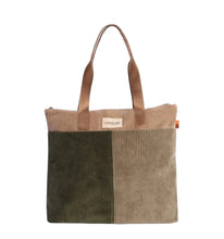 Cargar imagen en el visor de la galería, Shopper AMICHI ORI510700 Pana Camel/Taupe/Kaki