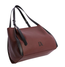 Cargar imagen en el visor de la galería, Shopper metalizado DON ALGODÓN ORI78550 Burdeos.