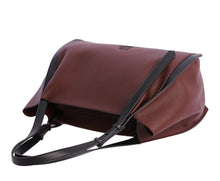 Cargar imagen en el visor de la galería, Shopper metalizado DON ALGODÓN ORI78550 Burdeos.