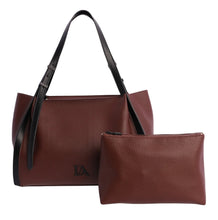 Cargar imagen en el visor de la galería, Shopper metalizado DON ALGODÓN ORI78550 Burdeos.