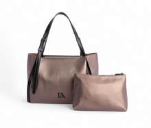 Cargar imagen en el visor de la galería, Shopper metalizado DON ALGODÓN ORI78553 Estaño.