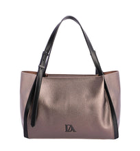 Cargar imagen en el visor de la galería, Shopper metalizado DON ALGODÓN ORI78553 Estaño.