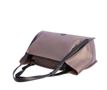 Cargar imagen en el visor de la galería, Shopper metalizado DON ALGODÓN ORI78553 Estaño.