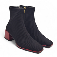 Cargar imagen en el visor de la galería, Botín tacón de licra Gioseppo Inger Negro