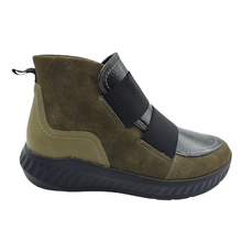 Cargar imagen en el visor de la galería, Botín Confort Piel Suave 3769 Kaki