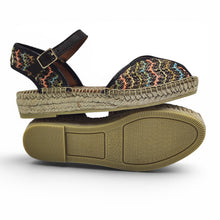 Cargar imagen en el visor de la galería, Sandalia de Piel y Yute VIGUERA 2297 Marrón