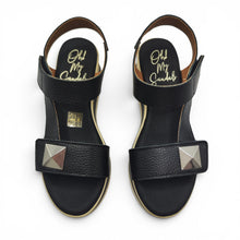 Cargar imagen en el visor de la galería, Sandalia Piel OH MY SANDALS 5973 Negra