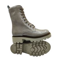 Cargar imagen en el visor de la galería, Bota Piel Charol Militar Pitillos 10108 Piedra