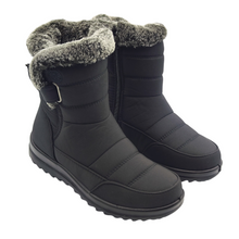 Cargar imagen en el visor de la galería, Bota Alta Borreguito y Nylon L4268 Negro