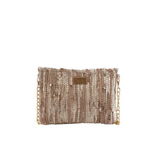 Cargar imagen en el visor de la galería, Clutch Trenzado SIMOSASTRE S2016 Briana Beige
