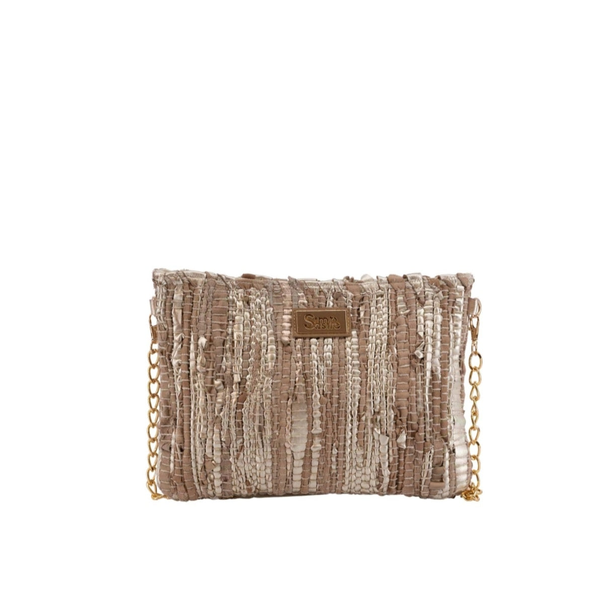 Clutch Trenzado SIMOSASTRE S2016 Briana Beige
