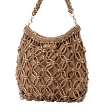 Cargar imagen en el visor de la galería, Bolso Hobo de Cuerda SIMOSASTRE S2032 Anete Camel
