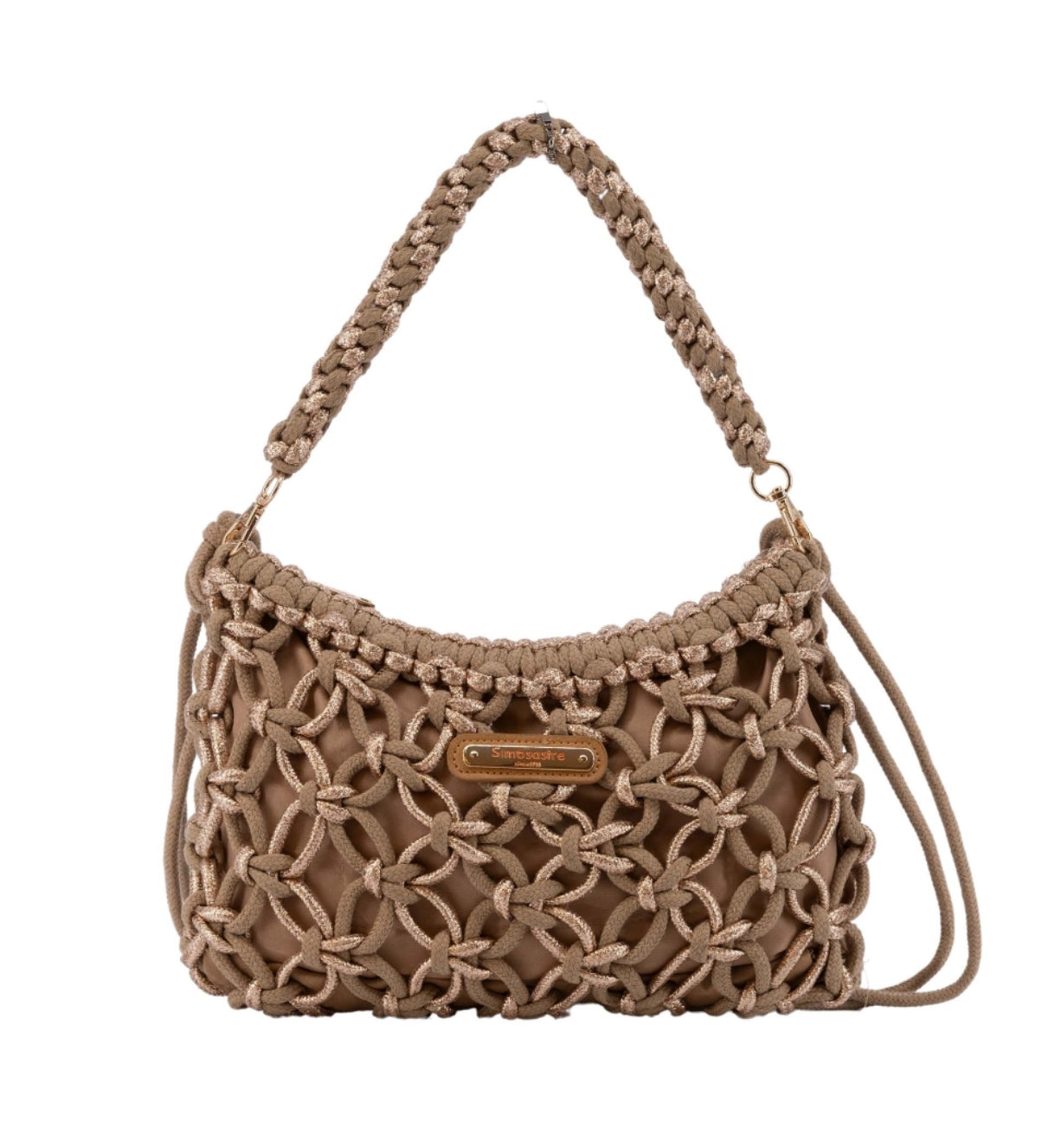 Bandolera de Cuerda SIMOSASTRE S2034 Anette Camel.