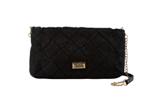 Cargar imagen en el visor de la galería, Clutch Rafia SIMOSASTRE S2045 Zhoe Negro
