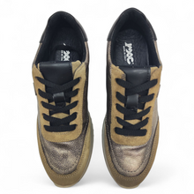 Cargar imagen en el visor de la galería, Zapatilla Tex piel metalizada Imac 858248 taupe y print
