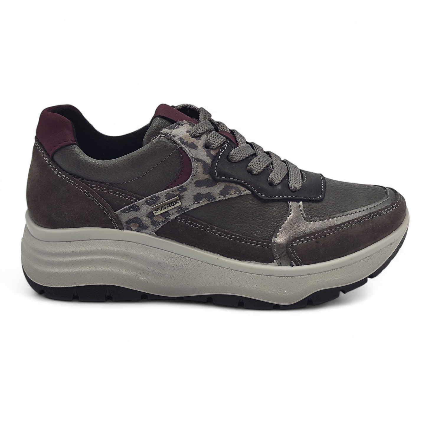 Zapatilla Tex piel Imac 856888 gris