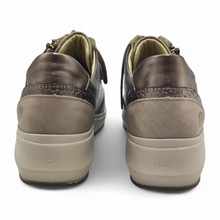 Cargar imagen en el visor de la galería, Zapato Confort pPel cordón y cremallera 3417 SUAVE beige
