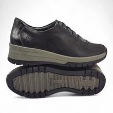 Cargar imagen en el visor de la galería, Zapato Confort Piel con gomas 3955 SUAVE Negro
