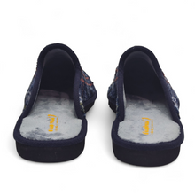 Cargar imagen en el visor de la galería, Zapatilla de Casa D´ESPINOSA 4407 Cuadros marino
