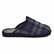Cargar imagen en el visor de la galería, Zapatilla de Casa D´ESPINOSA 4407 Cuadros marino
