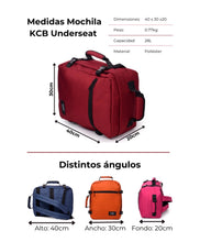 Cargar imagen en el visor de la galería, Mochila KCB Underseat 3172 Cereza
