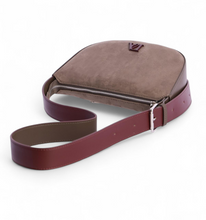 Cargar imagen en el visor de la galería, Bolso de hombro/bandolera DON ALGODÓN ORI78370 Gris/Burdeos
