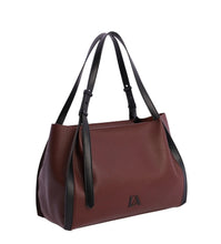 Cargar imagen en el visor de la galería, Shopper metalizado DON ALGODÓN ORI78550 Burdeos.
