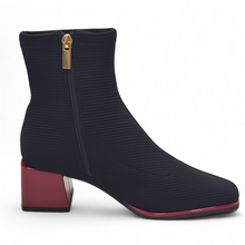Cargar imagen en el visor de la galería, Botín tacón de licra Gioseppo Inger Negro

