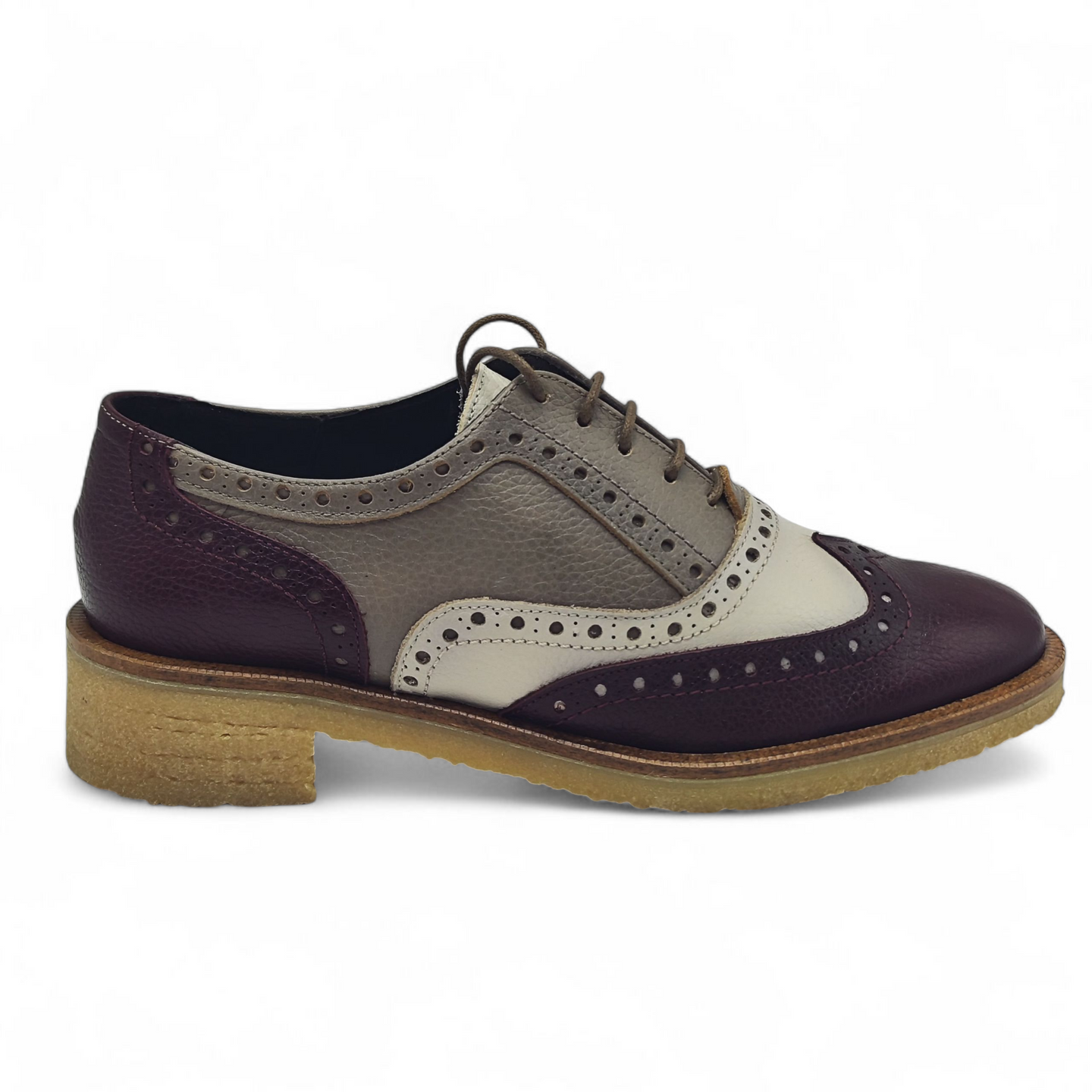 Zapato Piel Oxford BARMINTON 7511 Burdeos