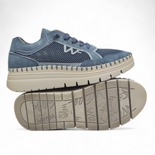 Cargar imagen en el visor de la galería, Zapatilla Textil Walk and Fly 20103 Azul
