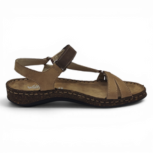 Cargar imagen en el visor de la galería, Sandalia deportiva de Piel Walk &amp; Fly 3861 46200 Oro
