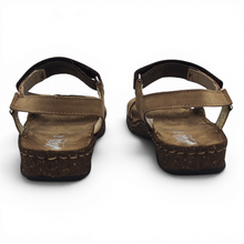 Cargar imagen en el visor de la galería, Sandalia de Piel Multitiras Walk &amp; Fly 3861 43170 Combi Taupe
