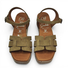 Cargar imagen en el visor de la galería, Sandalia de Piel OH MY SANDALS 6021 Arena
