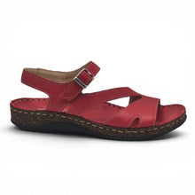 Cargar imagen en el visor de la galería, Sandalia de Piel Walk &amp; Fly 3861 35580 Roja

